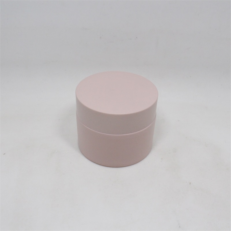 Matte handing frosted custom color cosmetic glass jar 30ml 50ml 100ml glass cream jars for skincare packaging