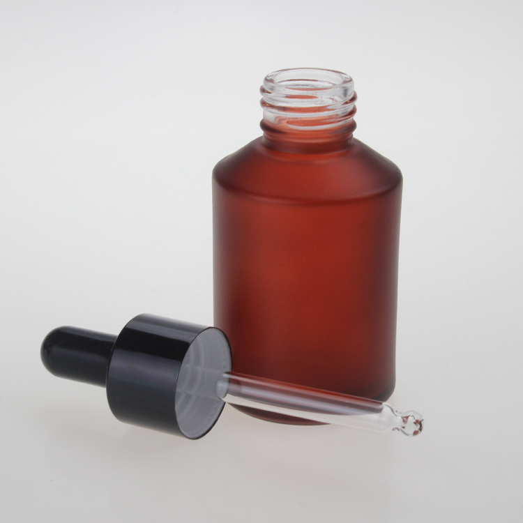 Matte red rose glass cosmetic 30ml 60ml 125ml 200ml lotion pump spray or toner bottle, 15ml 30ml 50ml 100ml cream jar in stock