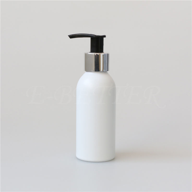 Matte white 50ml 100ml 250ml aluminum bottle with mist spray pump