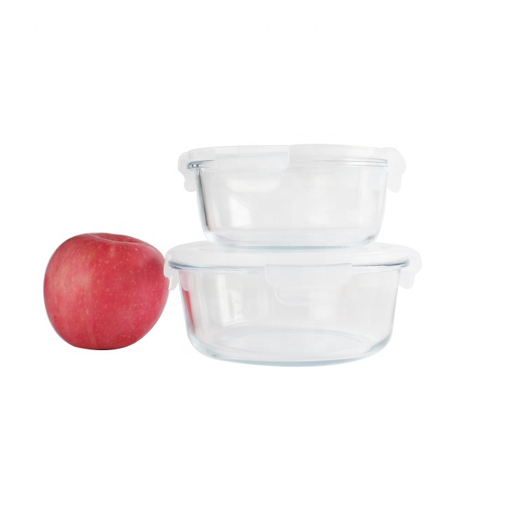Meal Airtight Storage Food Containers Portable Microwave Bento Glass Lunch Box