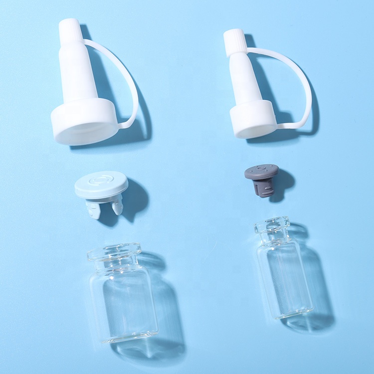 Medical 3ml 5ml 10ml glass vials for Injection with rubber stopper and aluminum cap pharmaceutical glass bottles glass tube