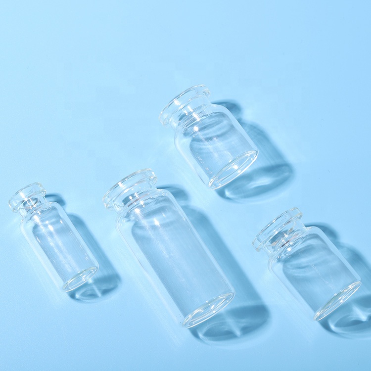 Medical 3ml 5ml 10ml glass vials for Injection with rubber stopper and aluminum cap pharmaceutical glass bottles glass tube