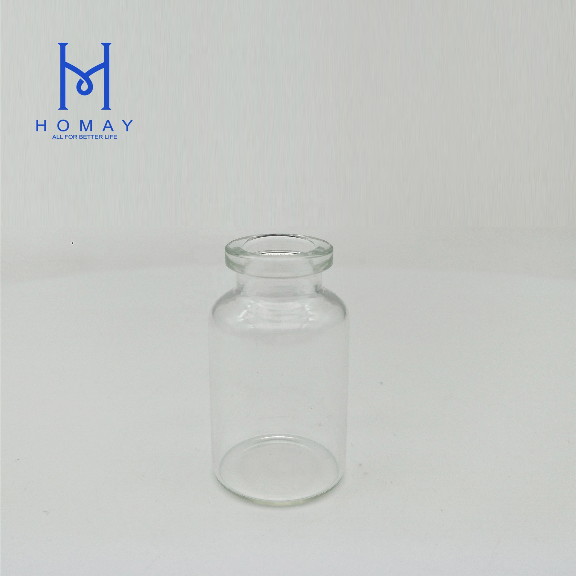 Medical use high quality clear borosilicate tubular injection glass vials for medicine