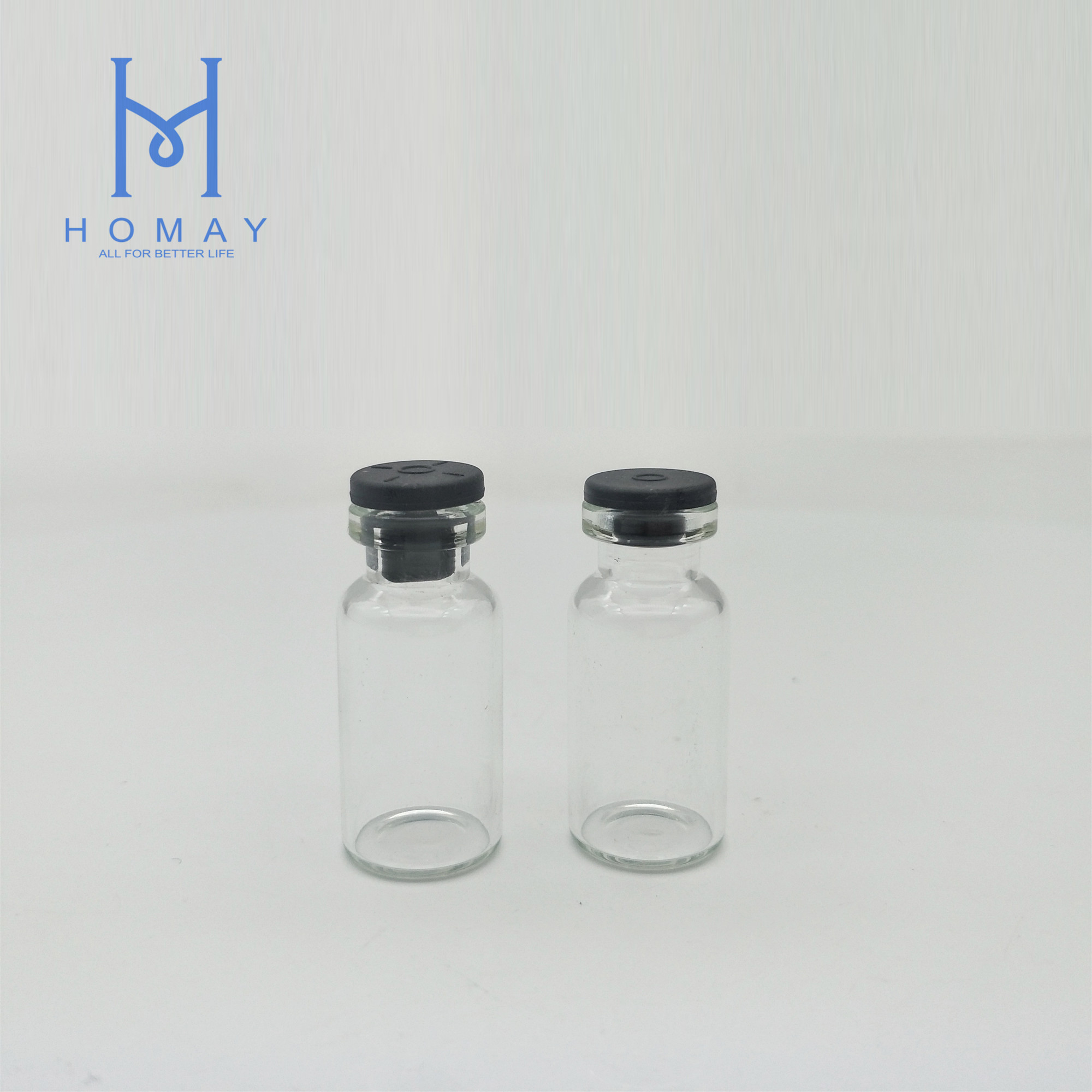 Medical use high quality clear borosilicate tubular injection glass vials for medicine