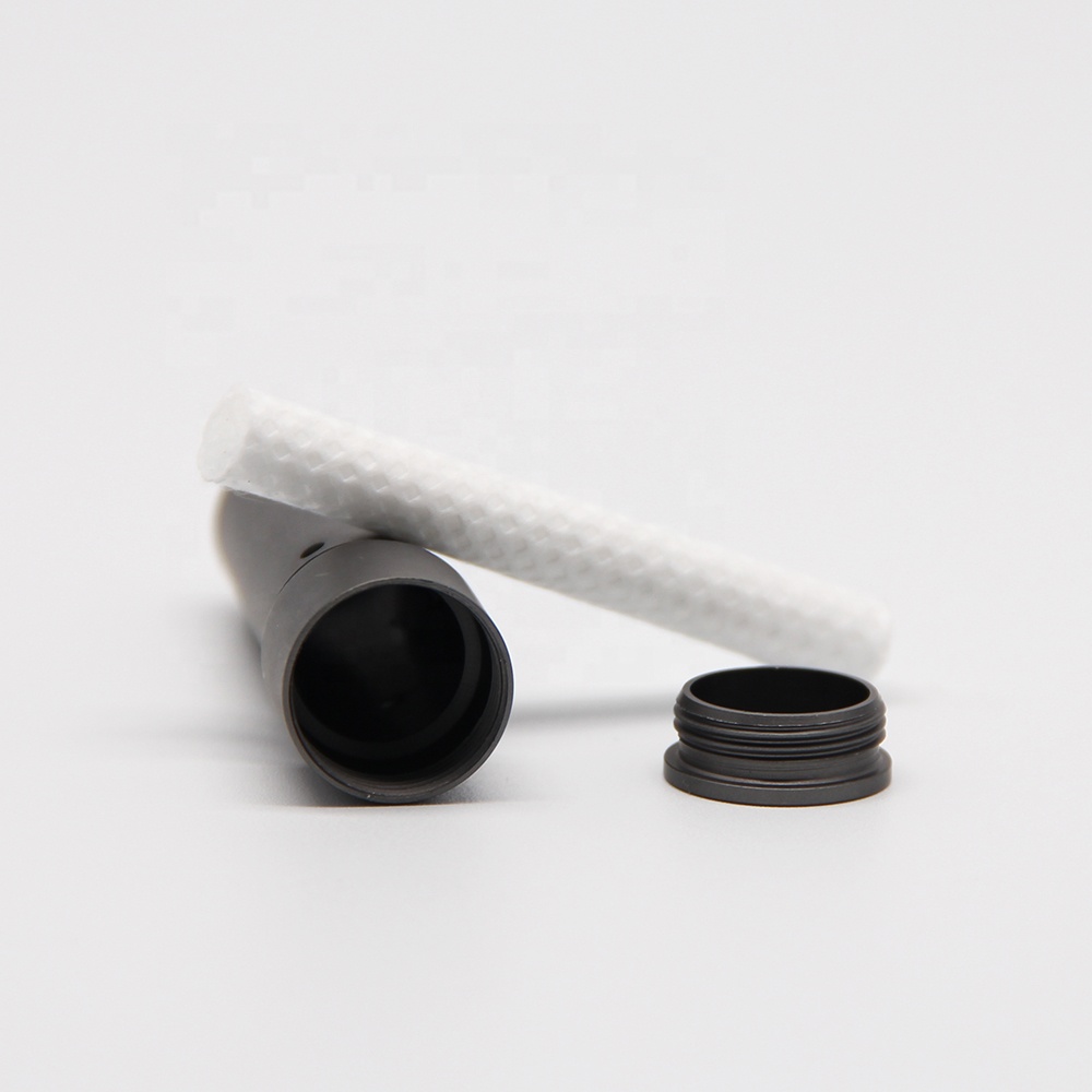 Mediocre diffuser essential oil aromatherapy luxury aluminum blank nasal inhaler