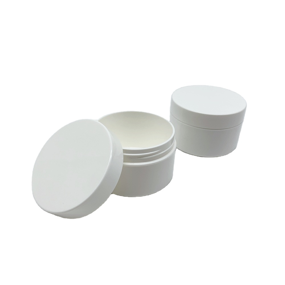 Medium Capacity 100ml 100g Plastic PP Round Jars Cosmetic Face Cream Packaging