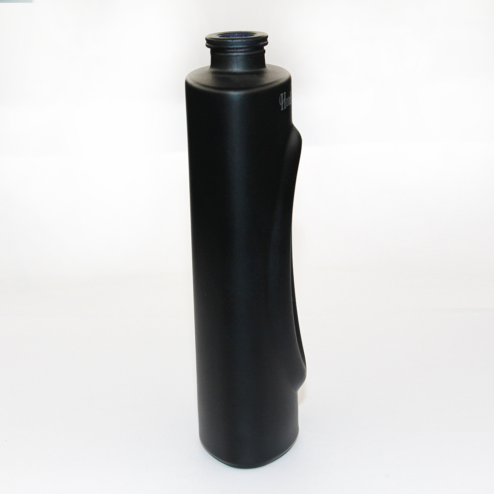 Men black 100ml frosted round perfume bottles