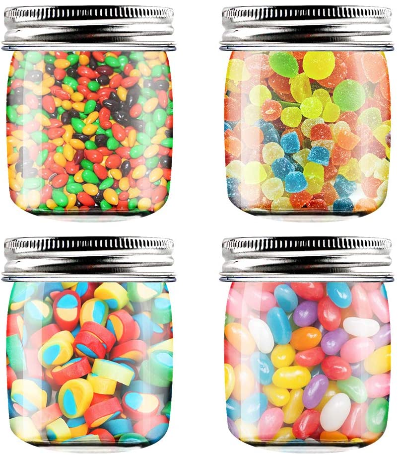 Merryart 8 OZ Plastic Storage Containers Plastic Case