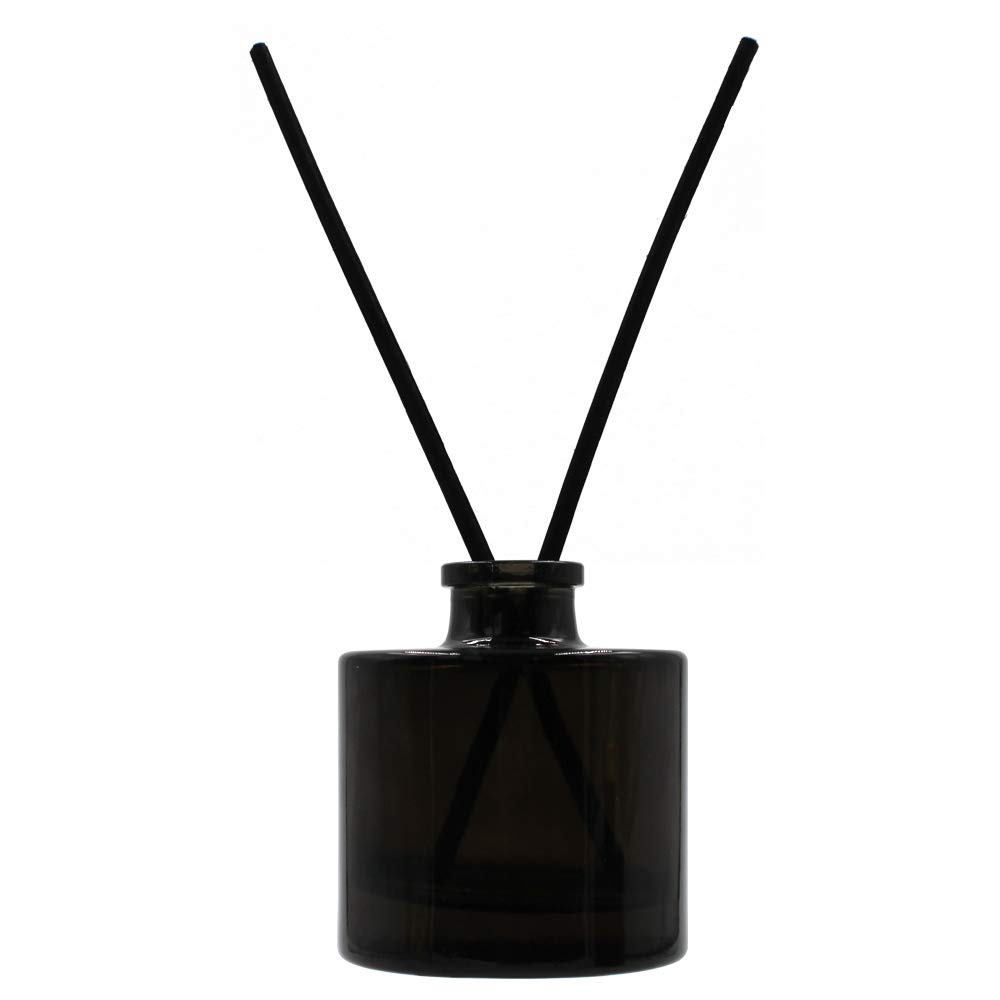 Mescente 100ml 200ml high quality matte black reed diffuser glass bottle