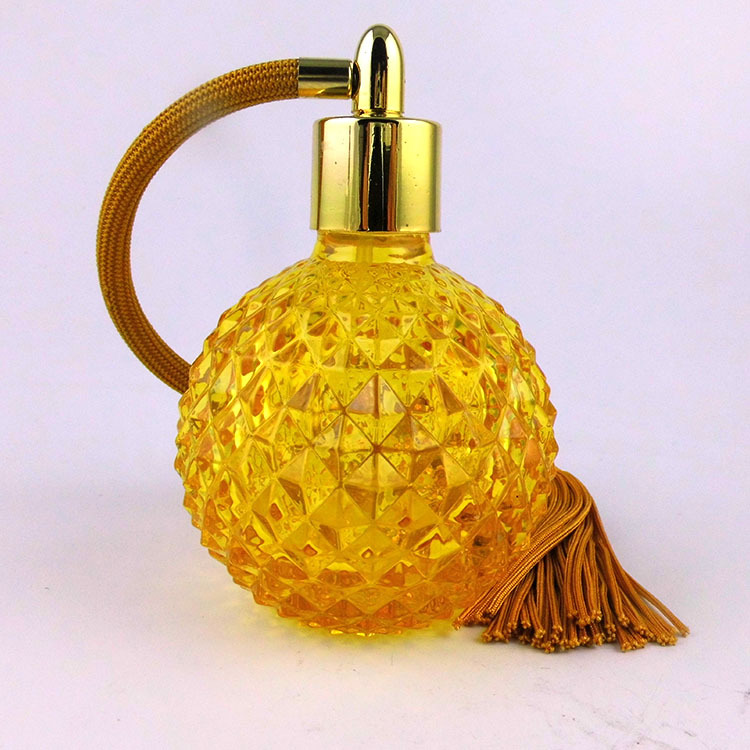 Mescente round pink 30ml glass perfume oil spray  bottle