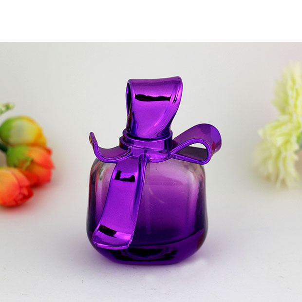 Mescente round pink 30ml glass perfume oil spray bottle