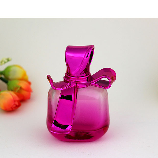 Mescente round pink 30ml glass perfume oil spray bottle