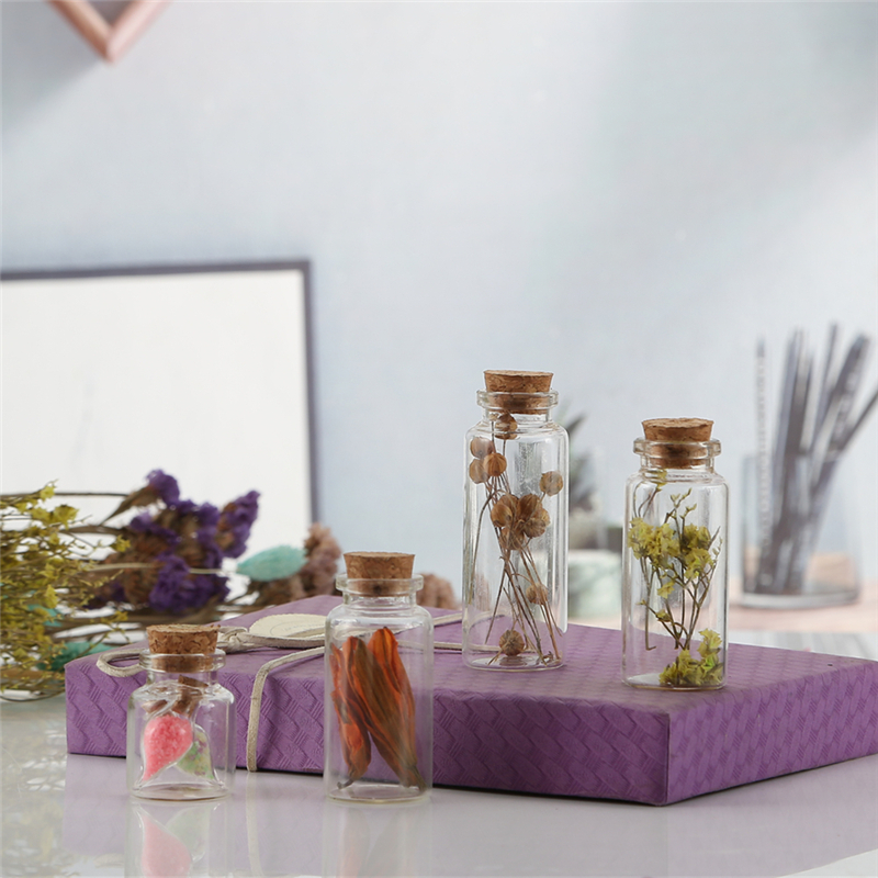 Message Manufacturer Tube-Type Round Glass Bottle