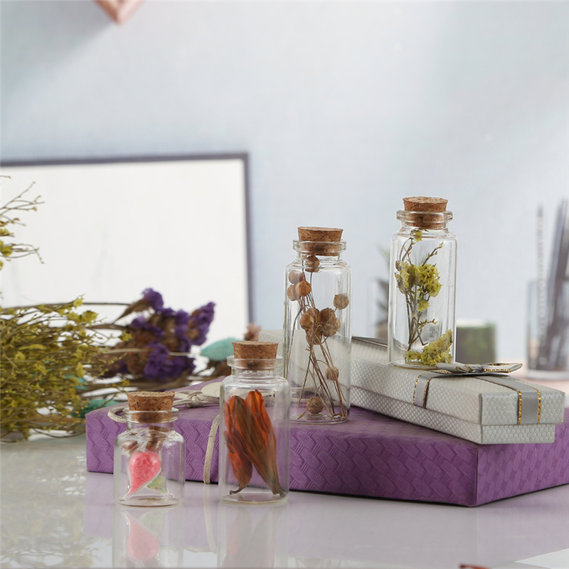 Message Manufacturer Tube-Type Round Glass Bottle