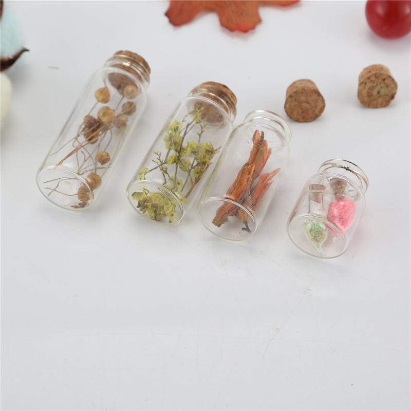 Message Manufacturer Tube-Type Round Glass Bottle