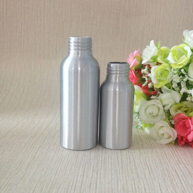 Metal Aluminum Bottle 120ml 150ml 250ml Custom Silver 30ml 50ml 100ml Perfume PUMP Sprayer Personal Care Offset Printing