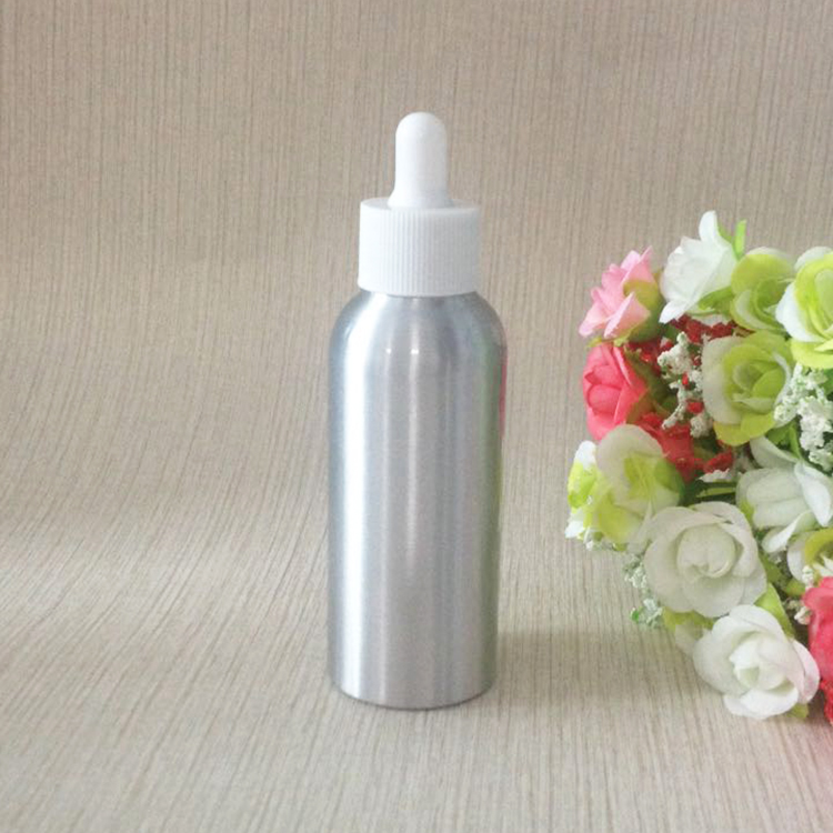 Metal Aluminum Bottle 120ml 150ml 250ml Custom Silver 30ml 50ml 100ml Perfume PUMP Sprayer Personal Care Offset Printing