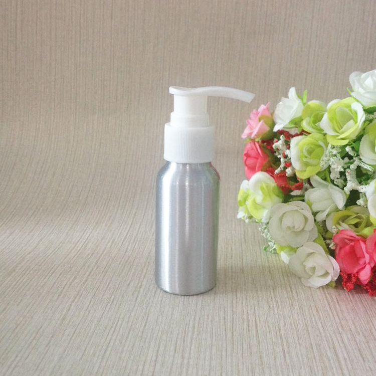 Metal Aluminum Bottle 120ml 150ml 250ml Custom Silver 30ml 50ml 100ml Perfume PUMP Sprayer Personal Care Offset Printing