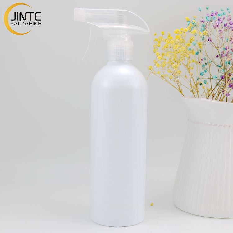 Metal Packaging Container Recyclable Refill Aluminum Bottle White Clear Spray Bottle 500ml 250ml 100ml