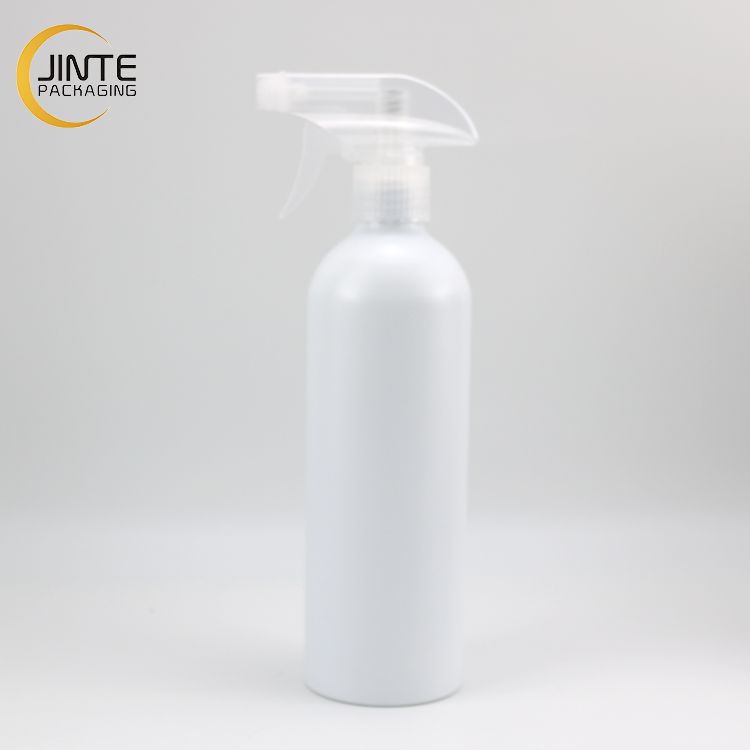 Metal Packaging Container Recyclable Refill Aluminum Bottle White Clear Spray Bottle 500ml 250ml 100ml