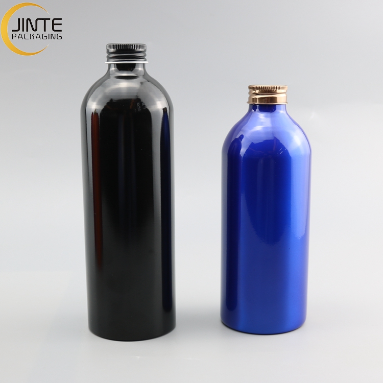 Metal Packaging Cosmatics Packaging Container Colour Customized Aluminum Spray Pump Bottle 250ml 300ml 500ml