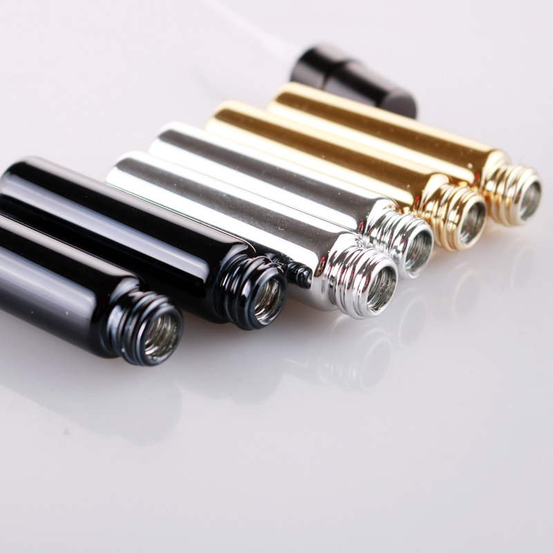 Metal Spray Personal Sample container glass perfume refill bottle 5ml