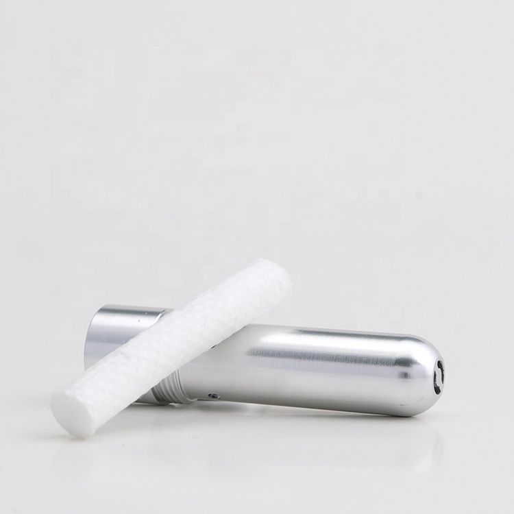 Metallic pocket Exquisite Aromatherapy Oil Diffuser Professional design Nasal Inhaler Tubes