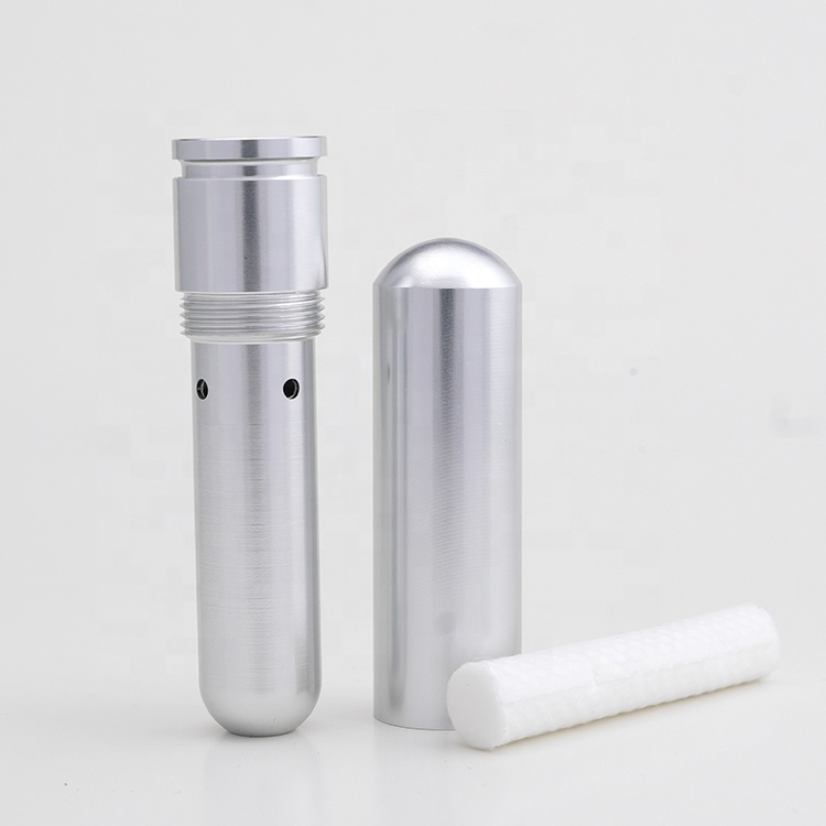 Metallic pocket Exquisite Aromatherapy Oil Diffuser Professional design Nasal Inhaler Tubes