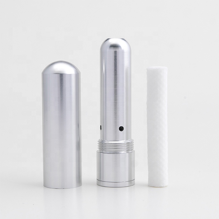 Metallic pocket Exquisite Aromatherapy Oil Diffuser Professional design Nasal Inhaler Tubes