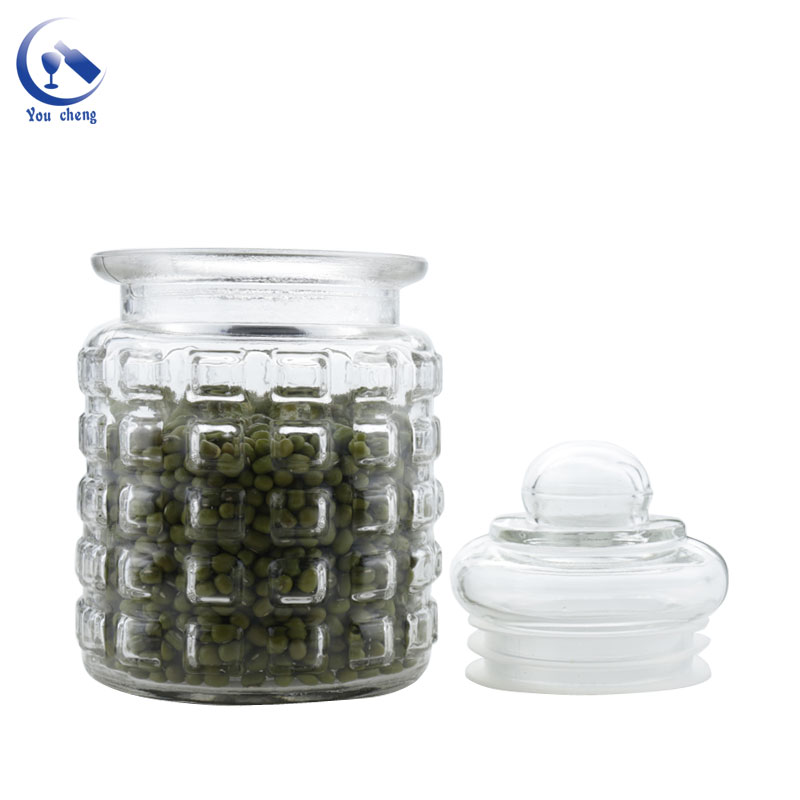 Middle Capacity 240ml Glass Jars Storage Glass Storage Jar Storage Jar