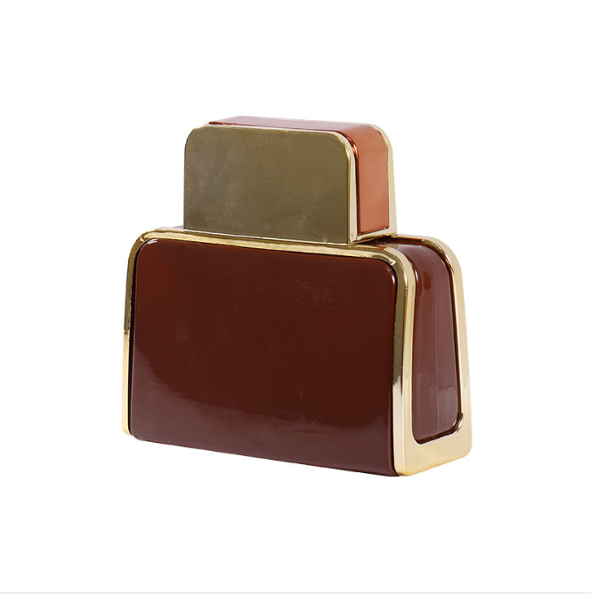 Middle Eastern style Free sample colorful New Exquisite luxury square perfume pump spary 100ml glass bottle for perfume liquid