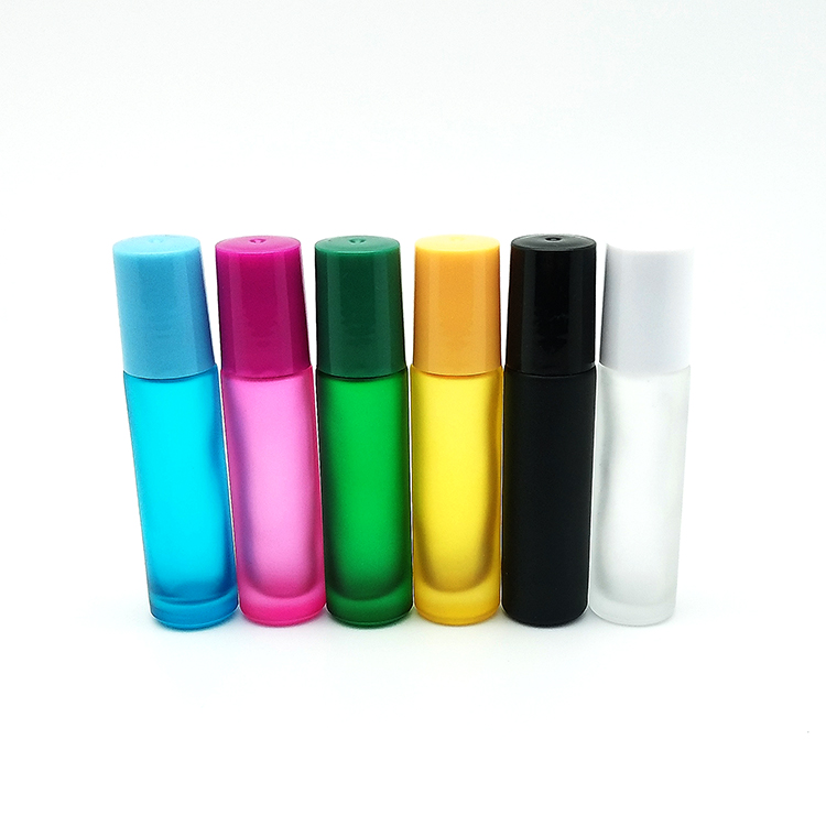 Migpack 10ml cosmetic essential oil used color matt glass roll on bottle