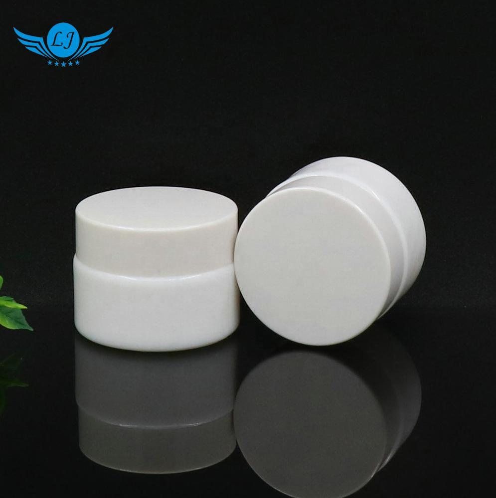 Milk white 10 15 20 30 50 100 ml porcelain glass Opal cosmetic cream jar