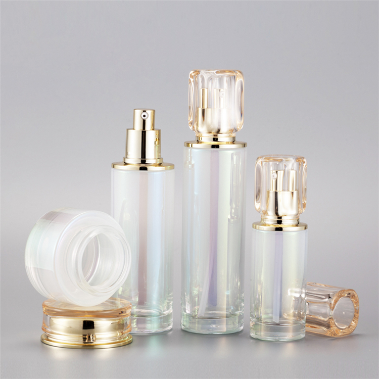 Milky 30g 50g 40ml 100ml 120ml Skincare Bottle Packaging Glass Cosmetics Jars And Bottles