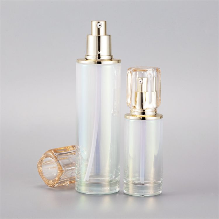 Milky 30g 50g 40ml 100ml 120ml Skincare Bottle Packaging Glass Cosmetics Jars And Bottles