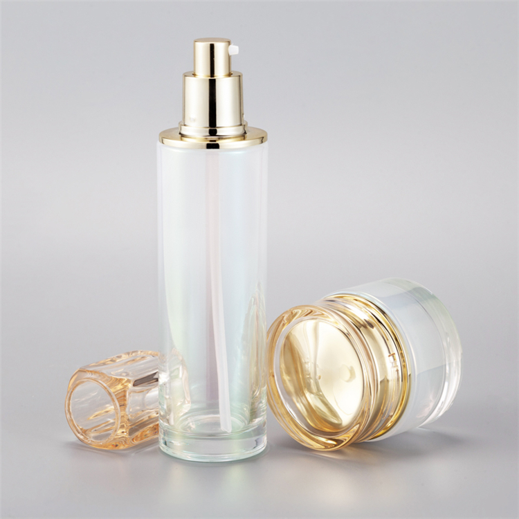 Milky 30g 50g 40ml 100ml 120ml Skincare Bottle Packaging Glass Cosmetics Jars And Bottles