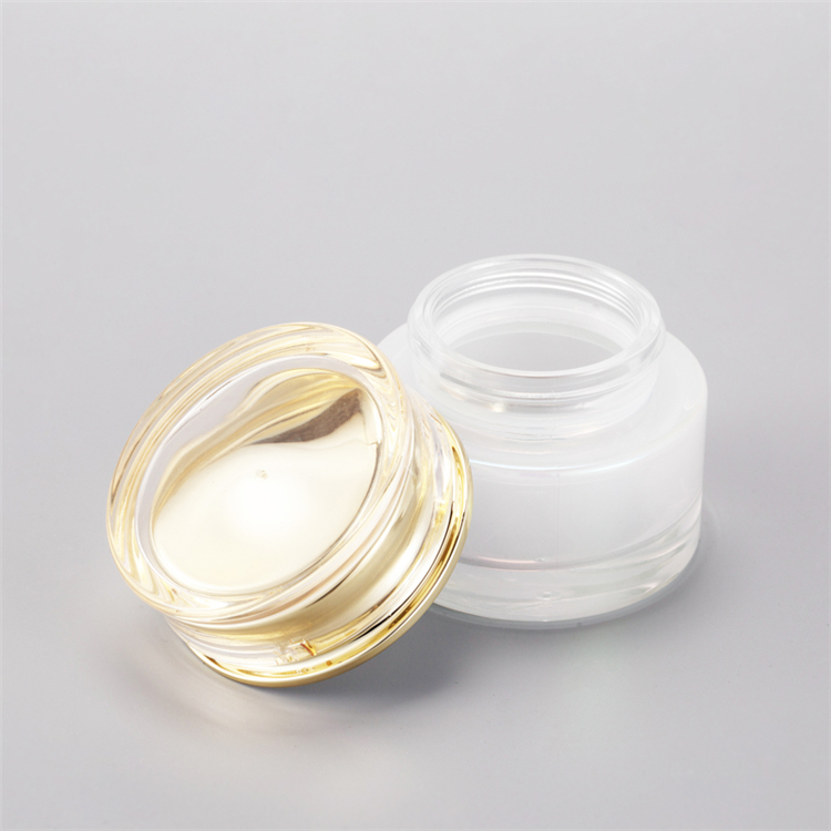 Milky 30g 50g 40ml 100ml 120ml Skincare Bottle Packaging Glass Cosmetics Jars And Bottles