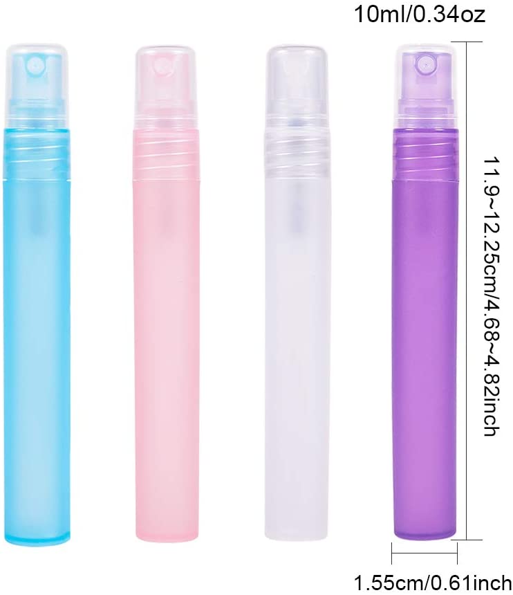 Minetal plastic refillable sprey pump bottle perfume pen tester bottle