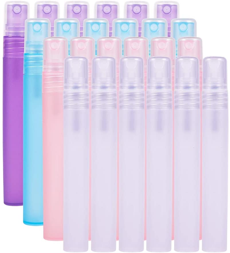 Minetal plastic refillable sprey pump bottle perfume pen tester bottle