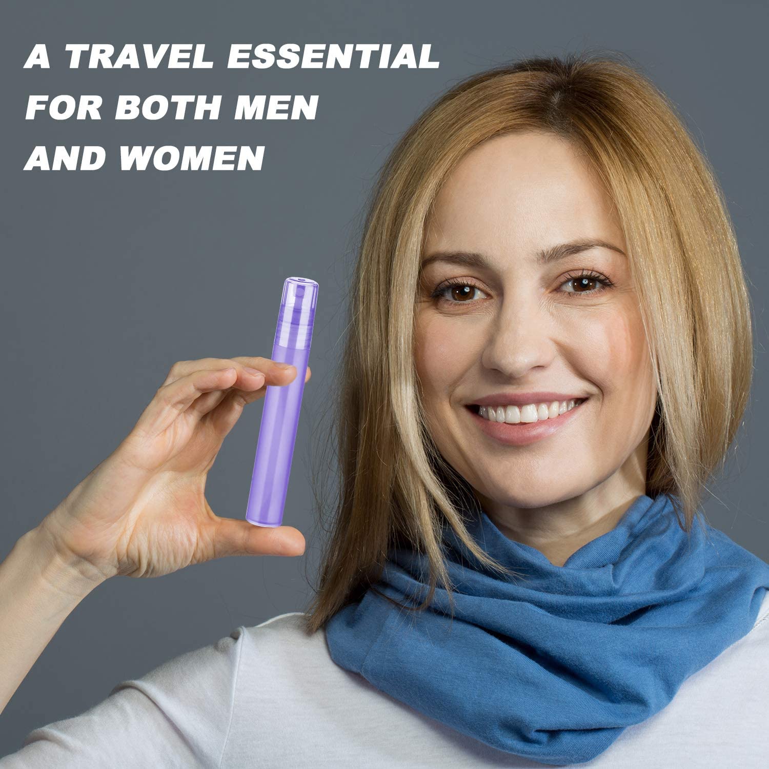 Minetal plastic refillable sprey pump bottle perfume pen tester bottle