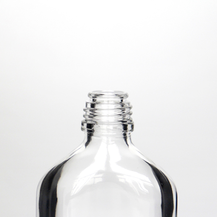 Mini 100ml Glass Liquor Bottle Whiskey Empty for Flavoring with Metal Lid