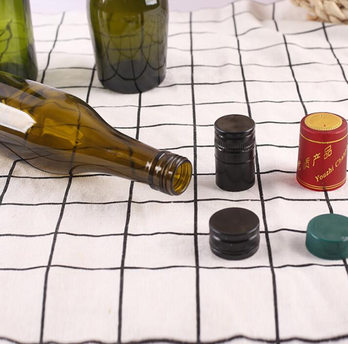 Mini 187ml 200ml 300ml brown color empty red wine glass bottle