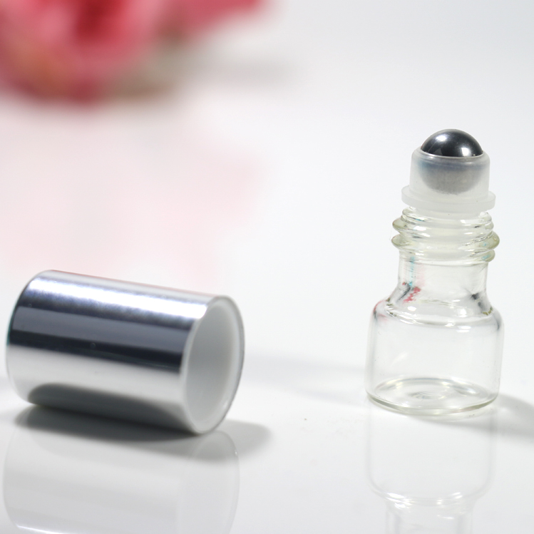Mini 1ml Travel Portable Transparent Glass Oil Ball Ball Bottle