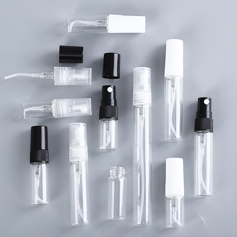 Mini 2ml 3ml 5ml 10ml Empty Refillable Portable Glass Spray Bottles Pocket Spray Glass Perfume Bottle Wholesale