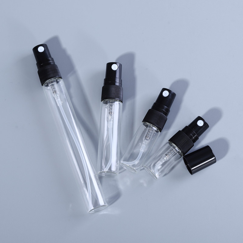 Mini 2ml 3ml 5ml 10ml Empty Refillable Portable Glass Spray Bottles Pocket Spray Glass Perfume Bottle Wholesale
