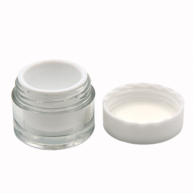 Mini 5g 10g Thick Wall Jar Sample Luxury Acrylic Packaging Jar Plastic Cosmetic Jar Face Cream Containers