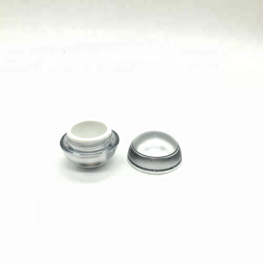 Mini 5g ball shaped cream / small plastic boxes / empty cosmetic cream container