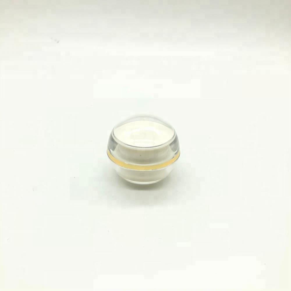 Mini 5g ball shaped cream / small plastic boxes / empty cosmetic cream container