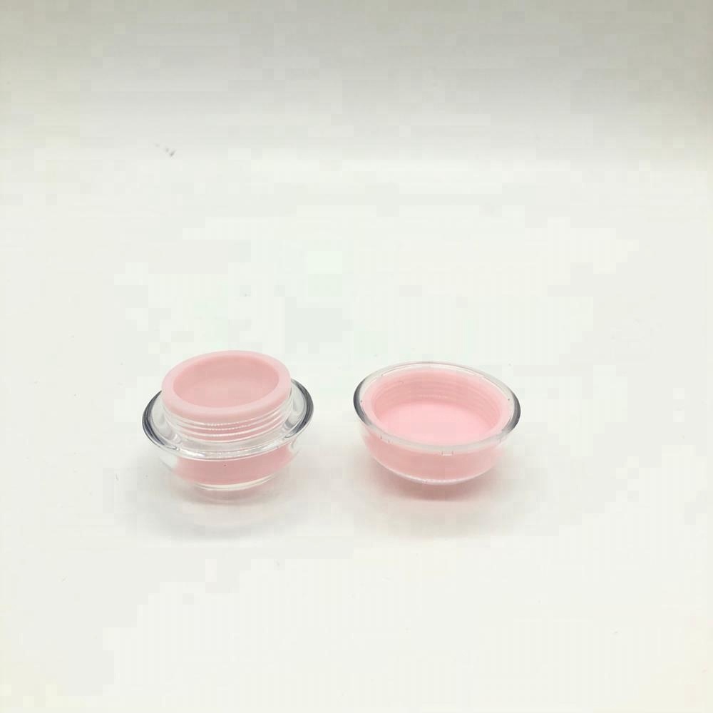 Mini 5g ball shaped cream / small plastic boxes / empty cosmetic cream container