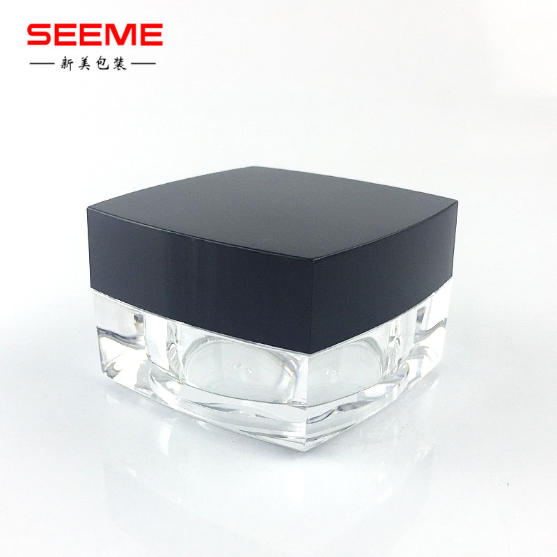 Mini 5g square shape eye cream /eye shadow containers,cosmetic jars